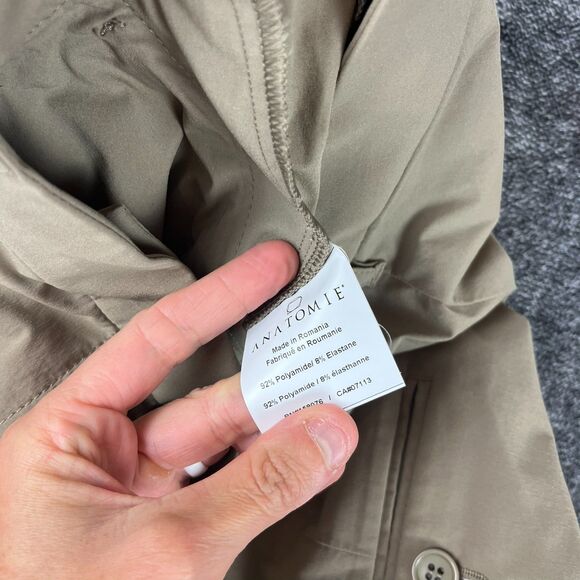 Anatomie Travel Pants Zippered Pockets Lightweight Brown Women's M 30X29.5 - Picture 4 of 11